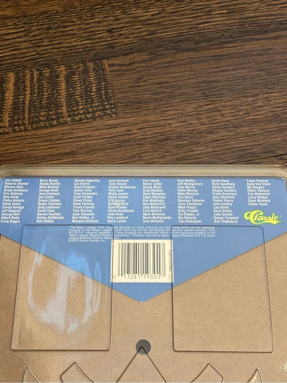 1993 Classic Major League Baseball Trivia Board Game - NWT